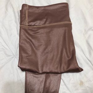 Athleta yoga tights blush color